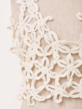 【3色展開】Emerald Motel フラワー クロシェ ビスチェ