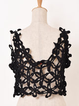 【3色展開】Emerald Motel フラワー クロシェ ビスチェ