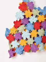 Emerald Motel カラフルフラワー クロシェ ビスチェ