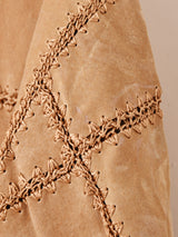 パッチワーク スエードジャケット