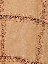 パッチワーク スエードジャケット