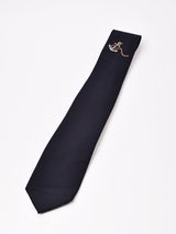 【2色展開】マリン 刺繍 ネクタイ