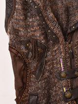 "Juju&Christine" ファー デザイン ニットベスト