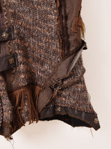 "Juju&Christine" ファー デザイン ニットベスト