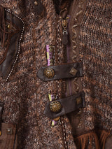 "Juju&Christine" ファー デザイン ニットベスト