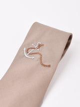 【2色展開】マリン 刺繍 ネクタイ