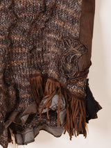 "Juju&Christine" ファー デザイン ニットベスト