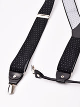 【3色展開】ピンドット ワイドサスペンダー