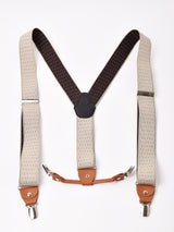 【3色展開】ピンドット ワイドサスペンダー