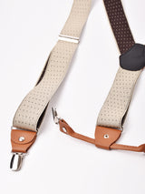 【3色展開】ピンドット ワイドサスペンダー