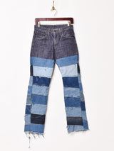 リメイク パッチワーク Levi's デニムパンツ W28