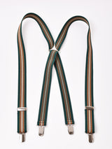 【4色展開】ストライプ柄 サスペンダー