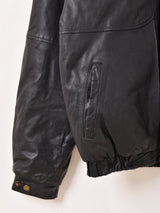 80's〜90’s "Eddie Bauer" Leather Down Jacket