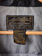 80's〜90’s "Eddie Bauer" Leather Down Jacket