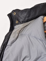 80's〜90’s "Eddie Bauer" Leather Down Jacket