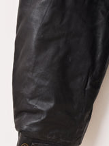 80's〜90’s "Eddie Bauer" Leather Down Jacket