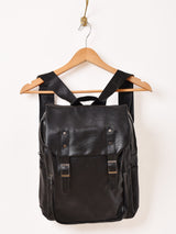 エコレザー フラップタイプ バックパック