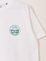 【2色展開】 プリントTシャツ「HIT THE PANIC BUTTON」
