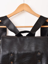 エコレザー フラップタイプ バックパック