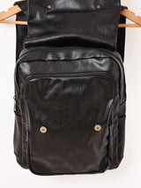 エコレザー フラップタイプ バックパック