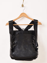 エコレザー フラップタイプ バックパック