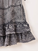 【4色展開】Emerald Motel エスニック レーヨン 刺繍 ミニスカート