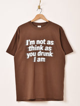 【2色展開】 プリントTシャツ「I'm not」