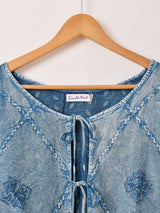 【3色展開】Emerald Motel エスニック刺繍 ラッフル 長袖ブラウス