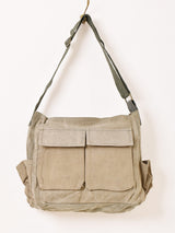 【3色展開】リメイク ミリタリーテント ユーティリティバッグ