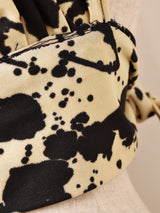 総柄 ホルターネックトップス