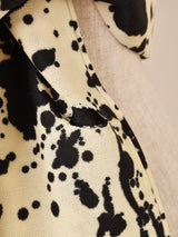 総柄 ホルターネックトップス