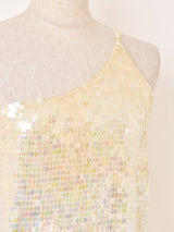 スパンコール ワンショルダートップス