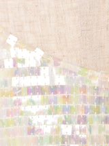 スパンコール ワンショルダートップス