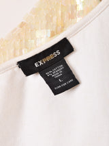 スパンコール ワンショルダートップス