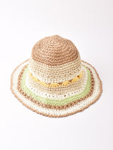 【2色展開】マルチボーダー ペーパーハット