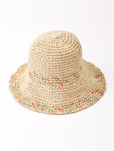 【2色展開】レインボーステッチ ペーパーハット