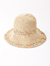 【2色展開】レインボーステッチ ペーパーハット