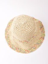 【2色展開】レインボーステッチ ペーパーハット