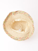 【2色展開】レインボーステッチ ペーパーハット