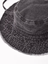【4色展開】ウォッシュ カラー バケットハット