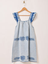 Emerald Motel デニム 刺繍 キャミソールワンピース