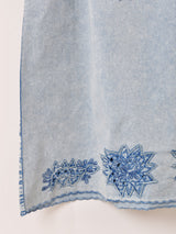 Emerald Motel デニム 刺繍 キャミソールワンピース