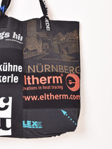 Emerald Motelリメイク パッチワークトートバッグ ブラック