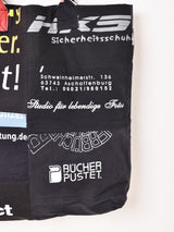 Emerald Motelリメイク パッチワークトートバッグ ブラック