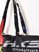 Emerald Motelリメイク パッチワークトートバッグ ブラック