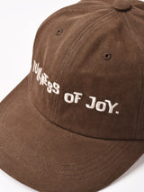 刺繍入り キャップ「FULLNESS OF JOY」