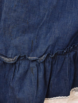 70's Made in USA ”GUNNE SAX" 長袖 デニム プレーリードレス