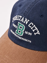パッチ刺繍 キャップ「PURITAN CITY」
