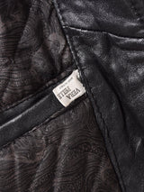 スタンドカラー デザイン レザーベスト