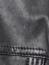 スタンドカラー デザイン レザーベスト